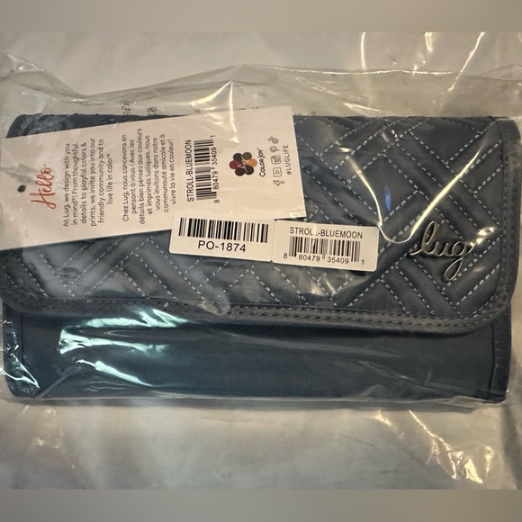 Lug Stroll RFID Wristlet Wallet in Blue Moon - Picture 4 of 5